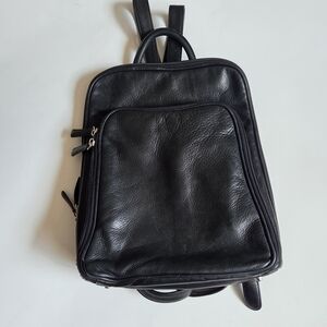 Black Leather Osgoode Marley Backpack